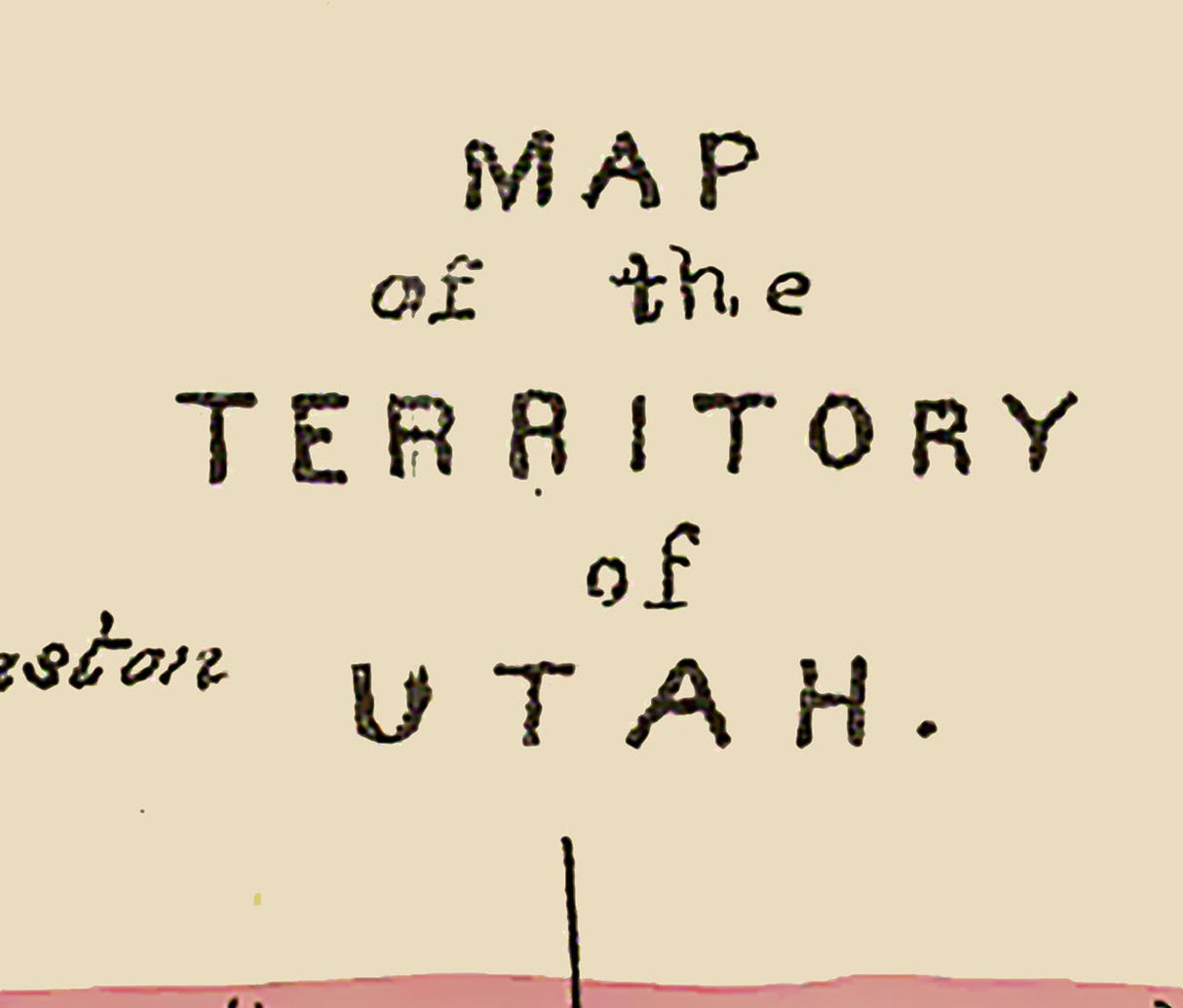 1870 Map of Utah