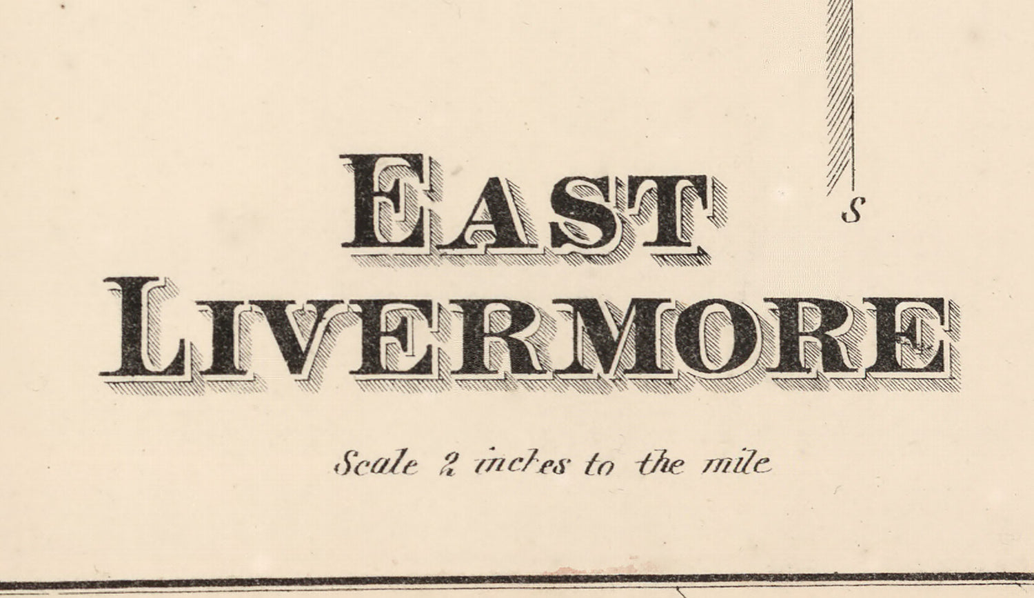 1873 Map of East Livermore Township Androscoggin County Maine