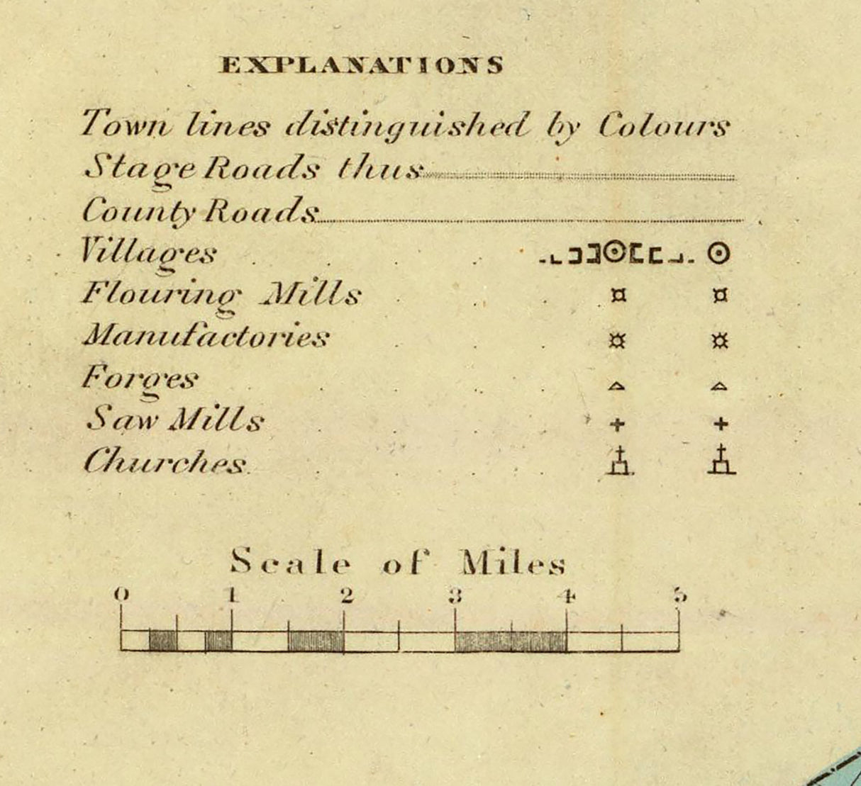 1829 Map of Ulster County New York