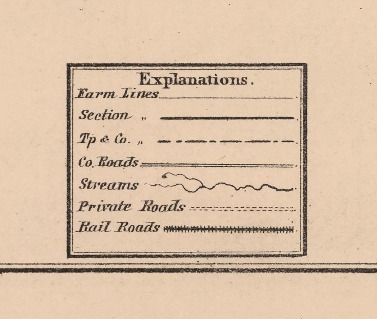 1880 Map of Noble Township Auglaize County Ohio