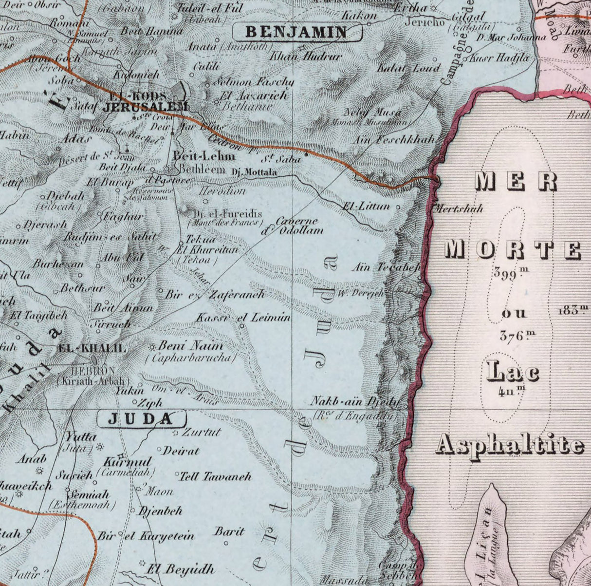 1862 Map of Palestine