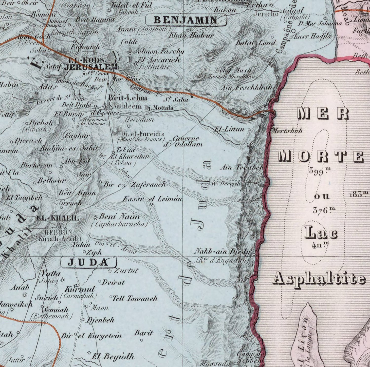 1862 Map of Palestine