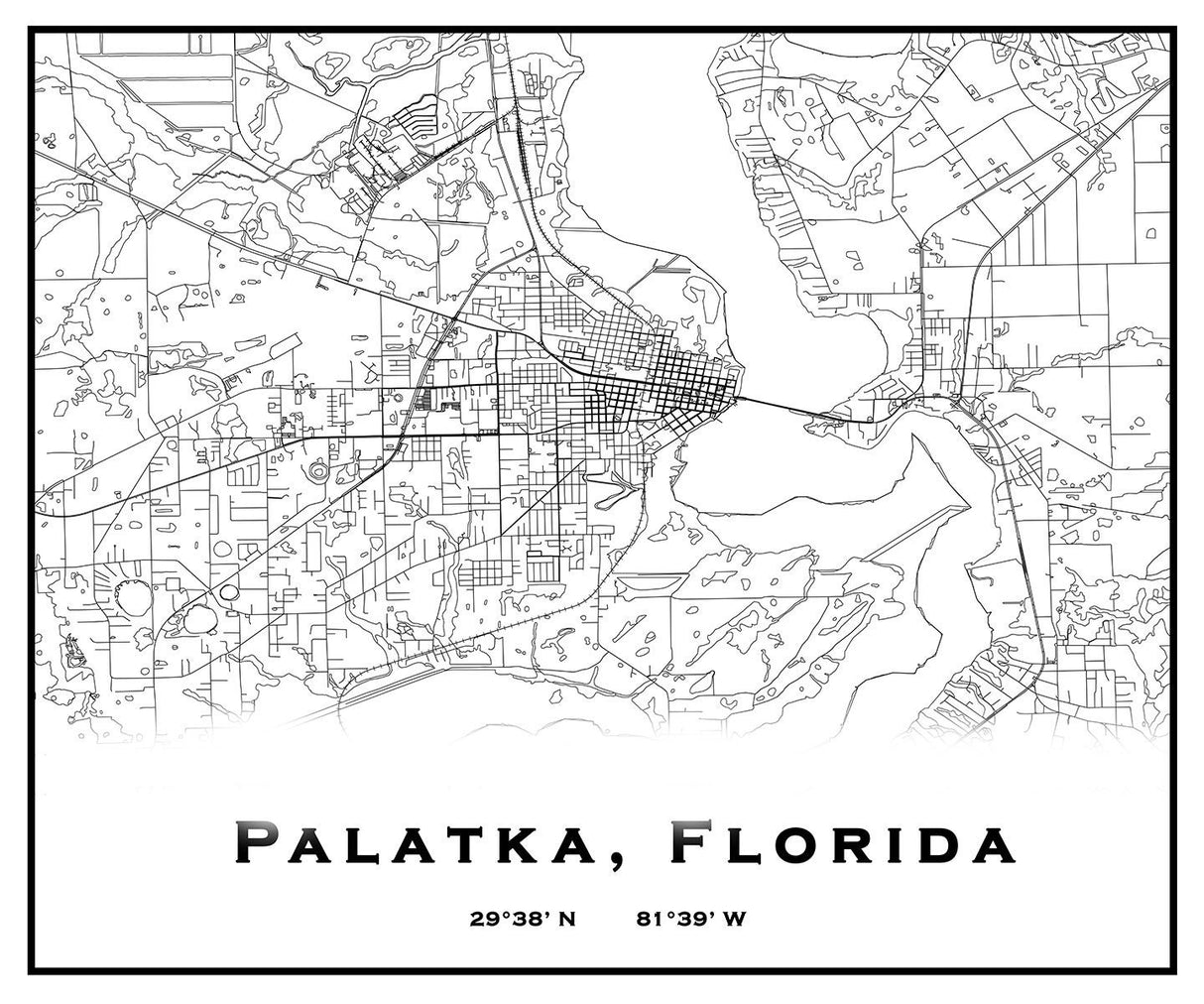 Palatka Florida Map
