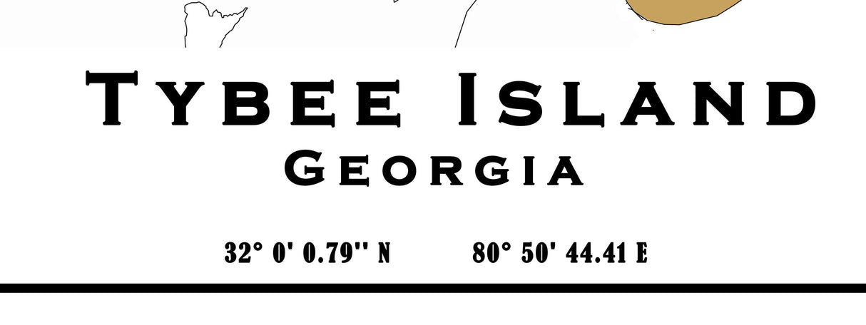 Tybee Island Georgia Map