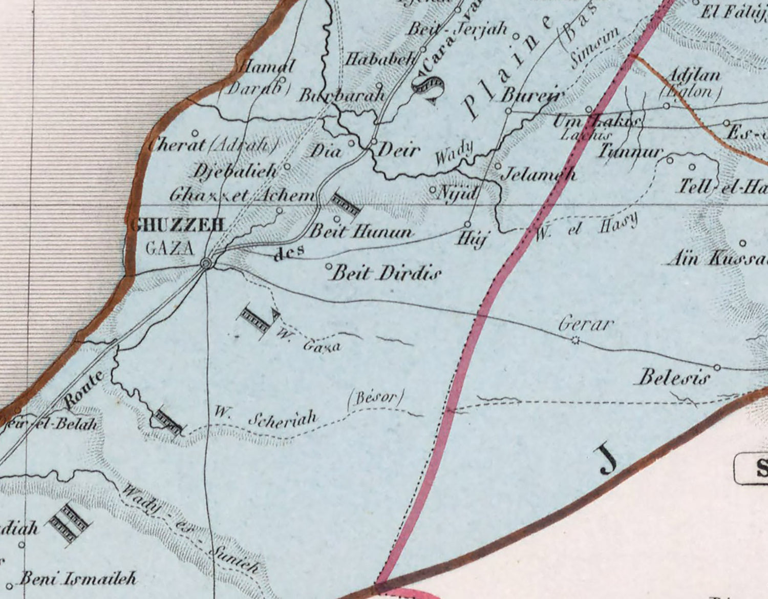 1862 Map of Palestine