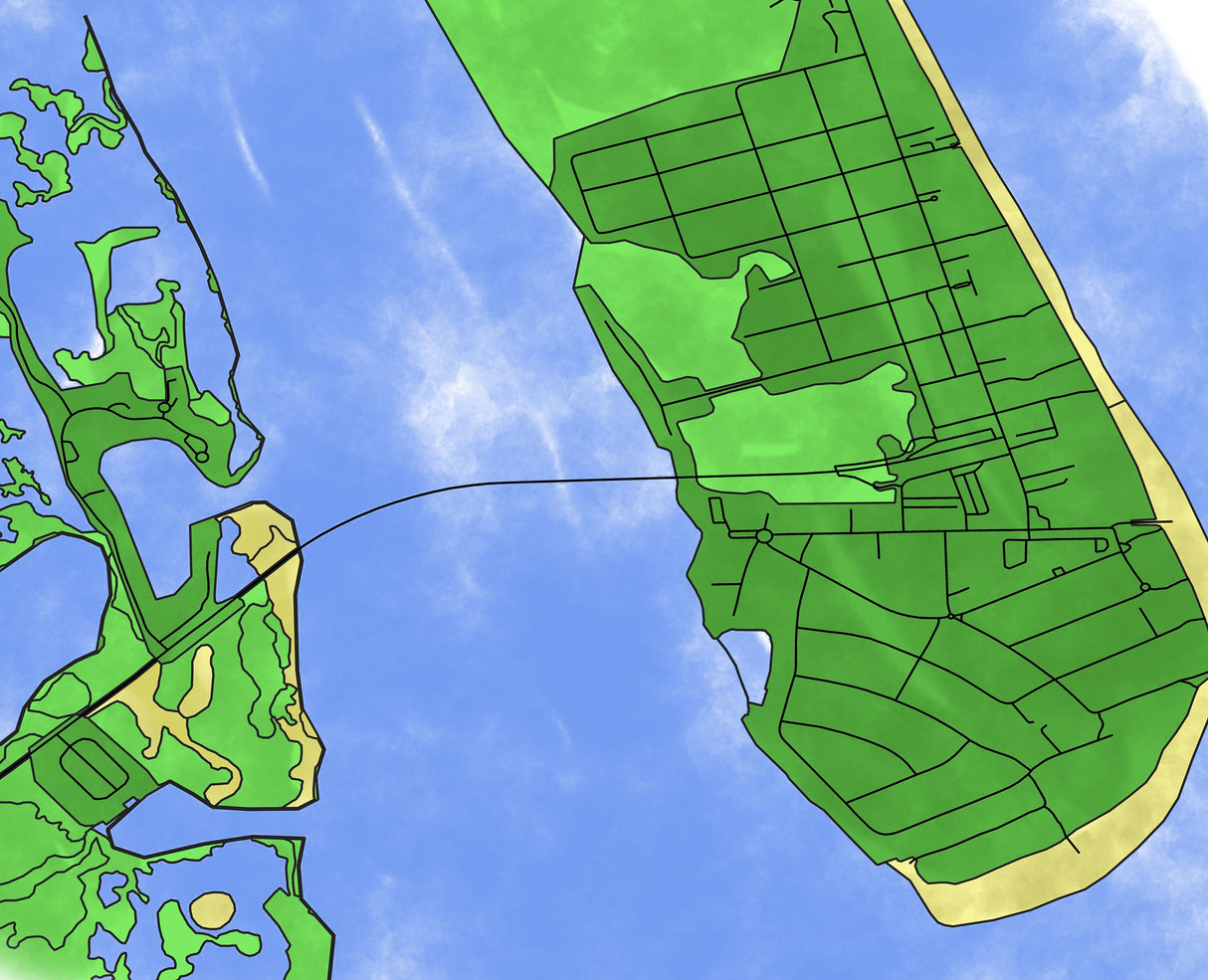 Vilano Beach Florida Map