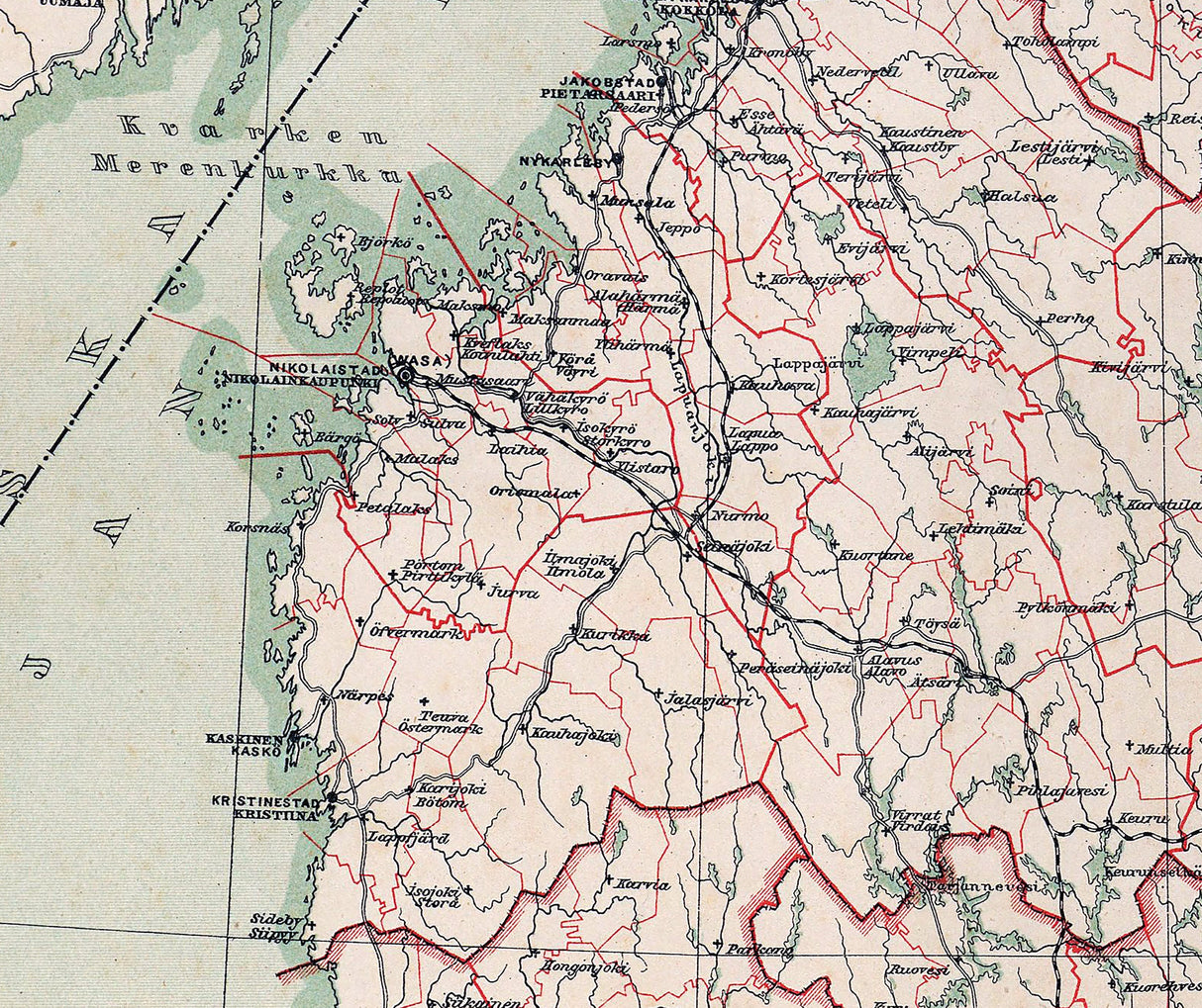 1897 Map of Finland