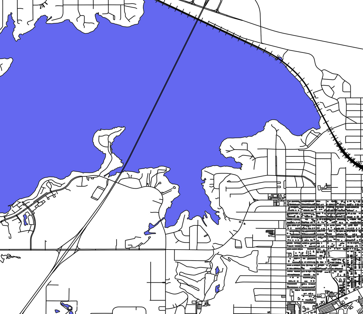 2024 Map of Cross Lake Caddo Parish Louisiana Shreveport