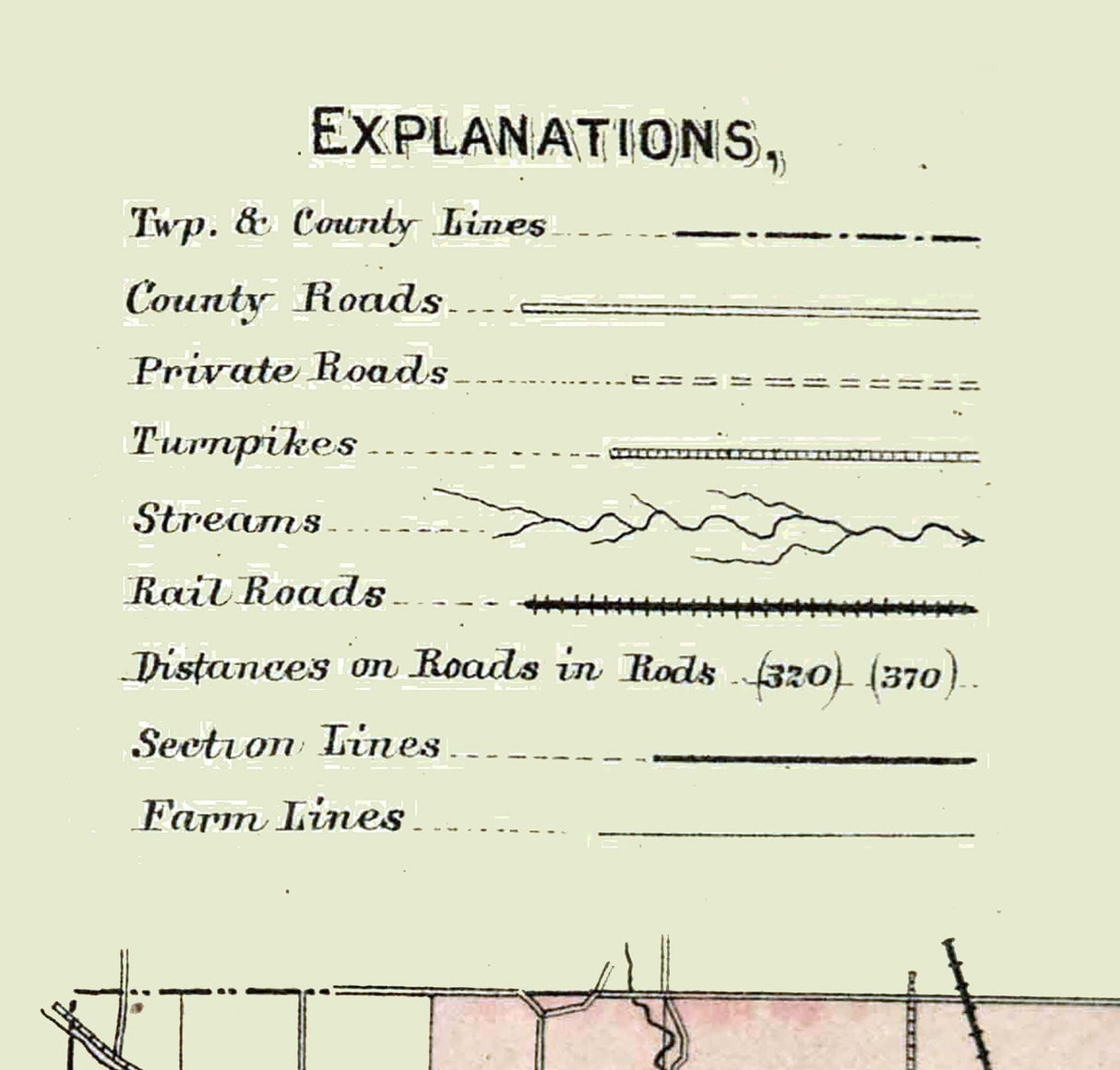 1889 Map of Marion County Indiana