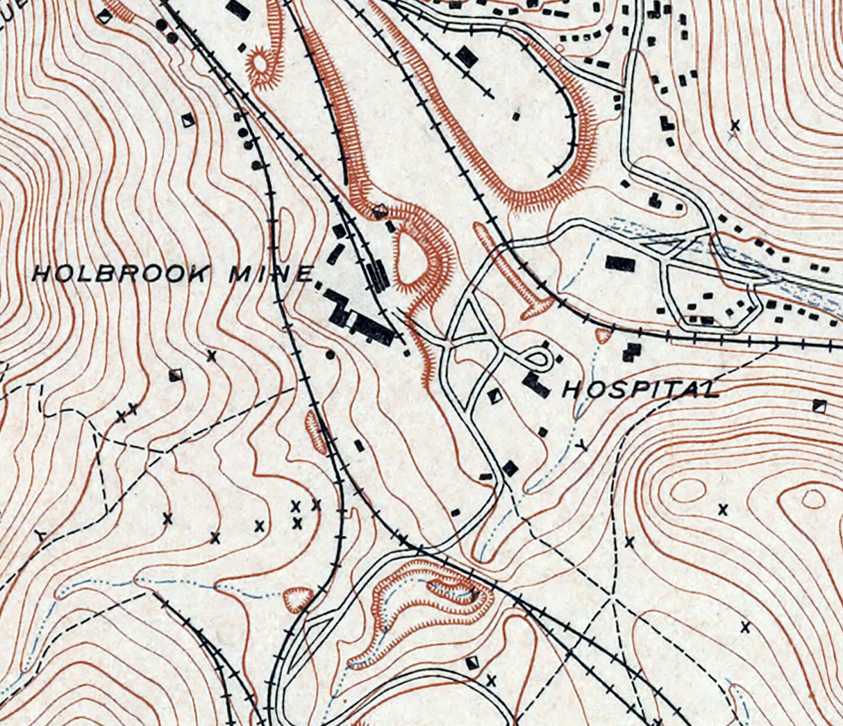 1902 Map of Bisbee Cochise County Arizona