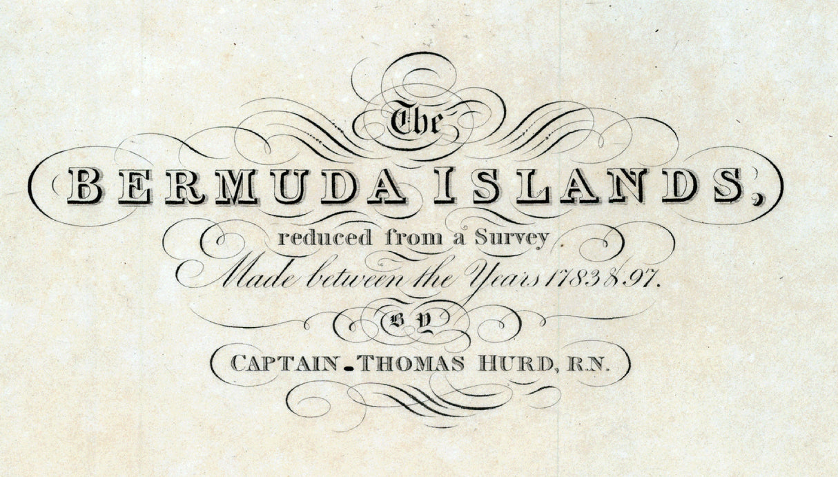 1797 Map of the Bermuda Islands