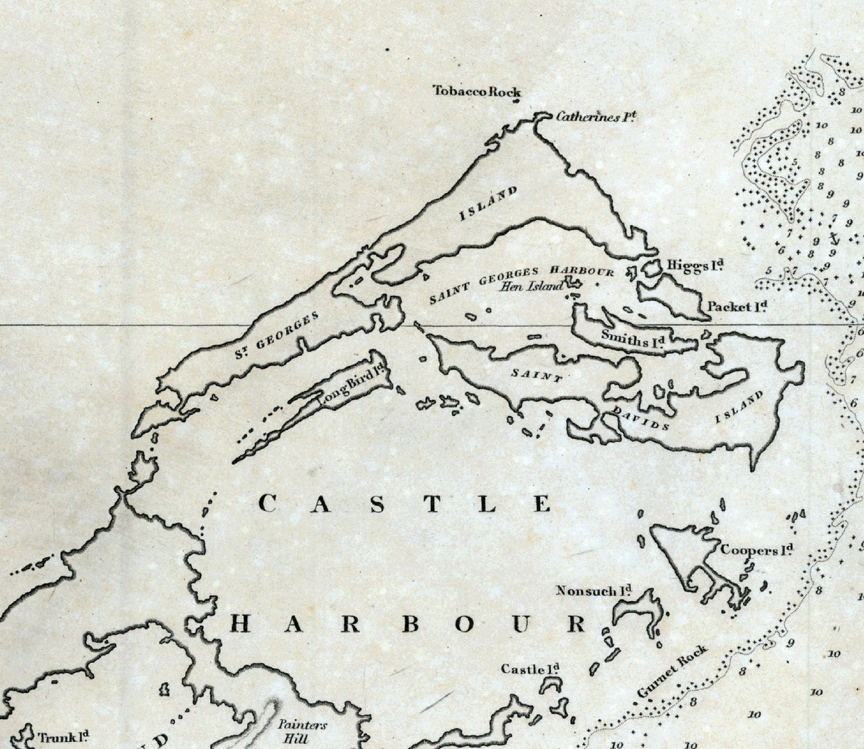 1797 Map of the Bermuda Islands
