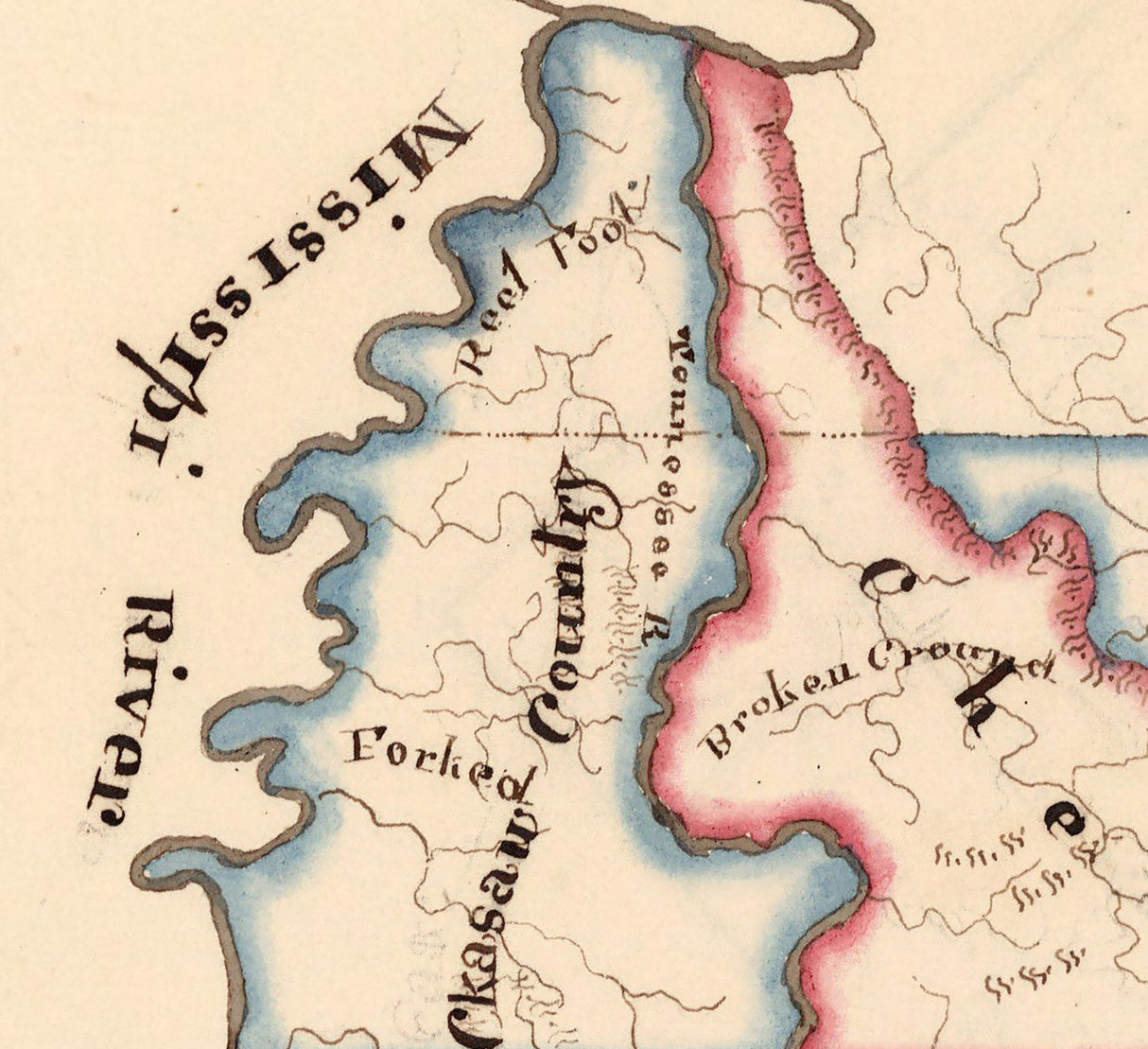 1819 Map of Tennessee