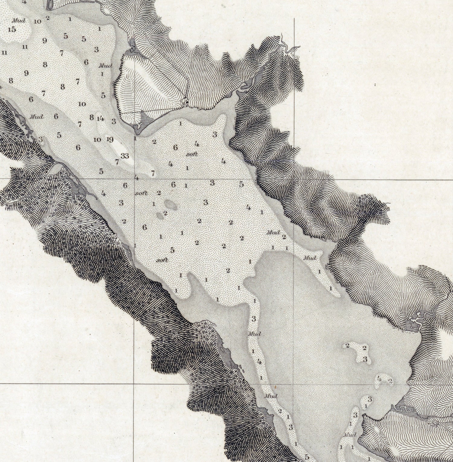1878 Nautical Chart of Tomales Bay California