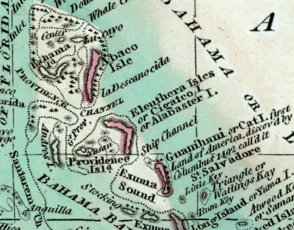 1811 Map of The West India Islands Caribbean