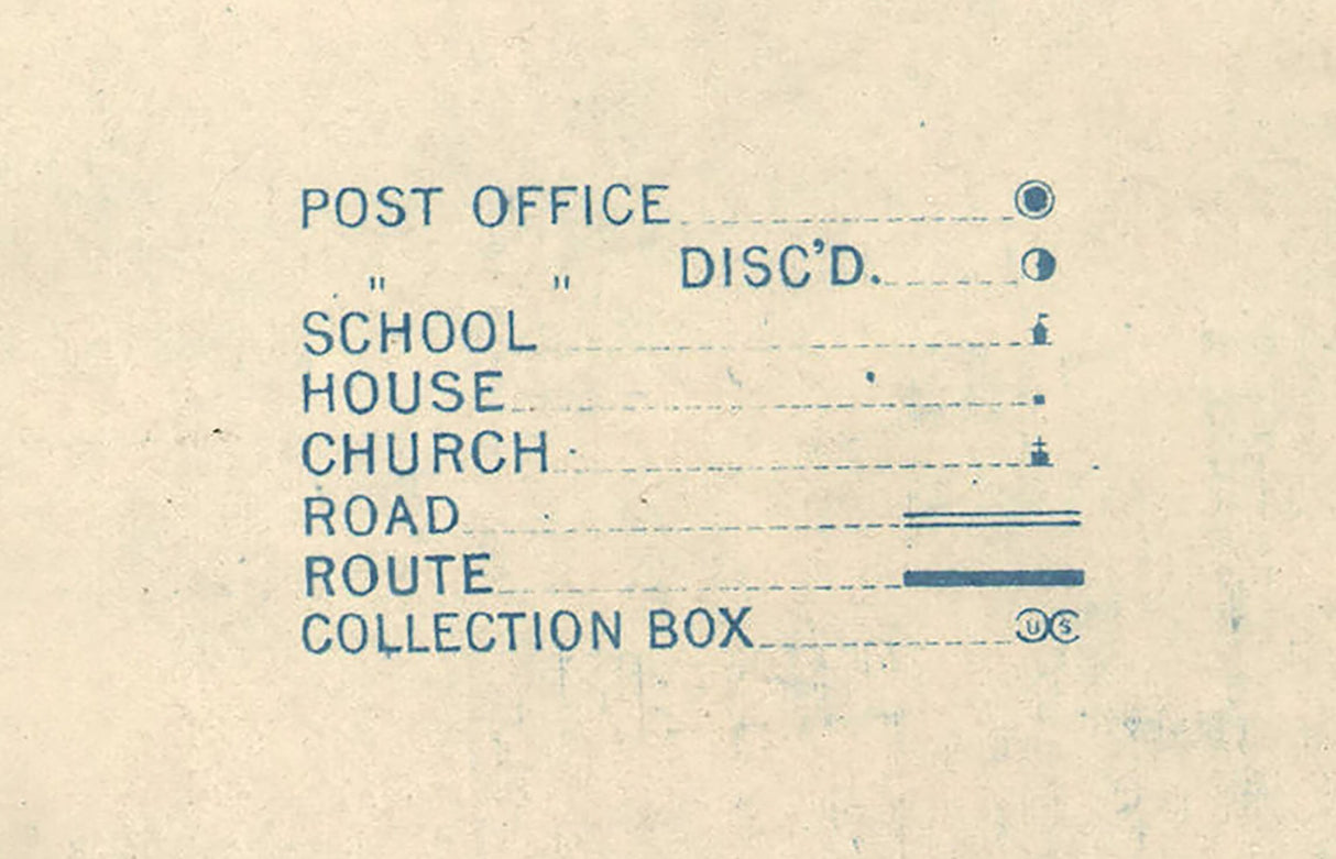 1928 Map of Hamblen County Tennessee