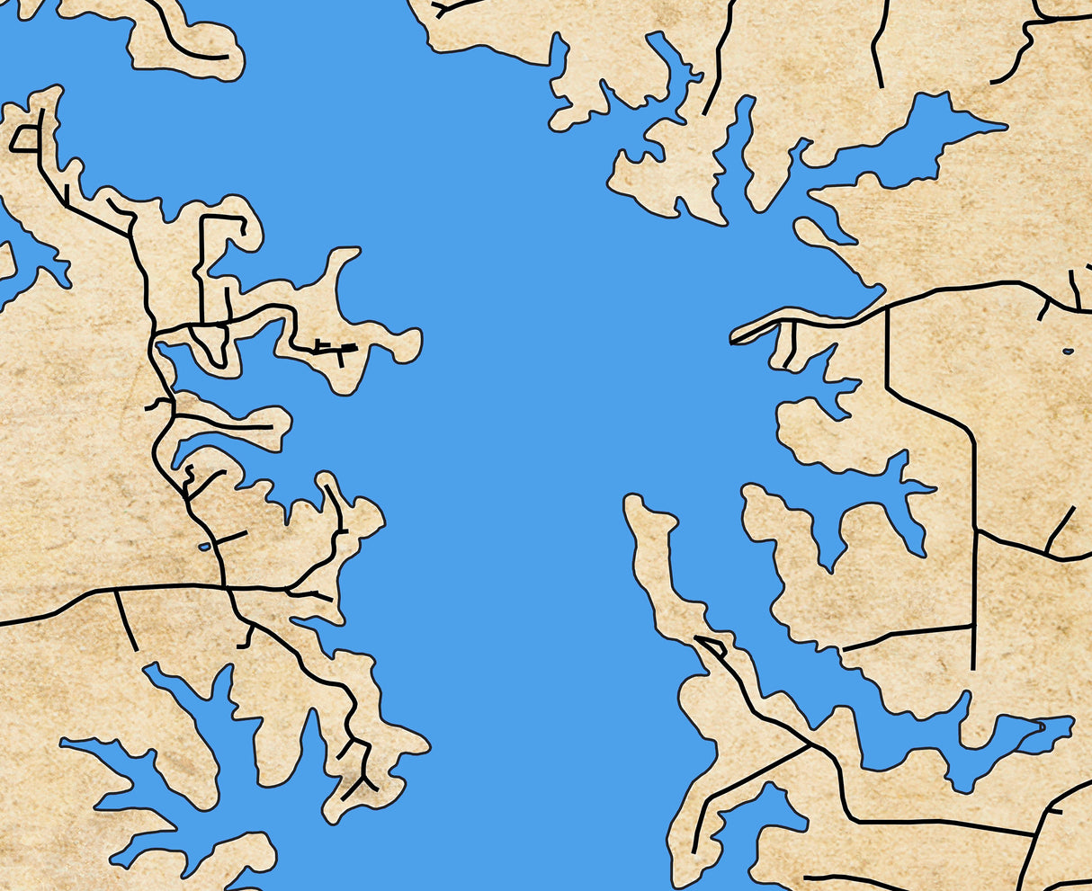 2024 Map of Iatt Lake Grant Parish Louisiana