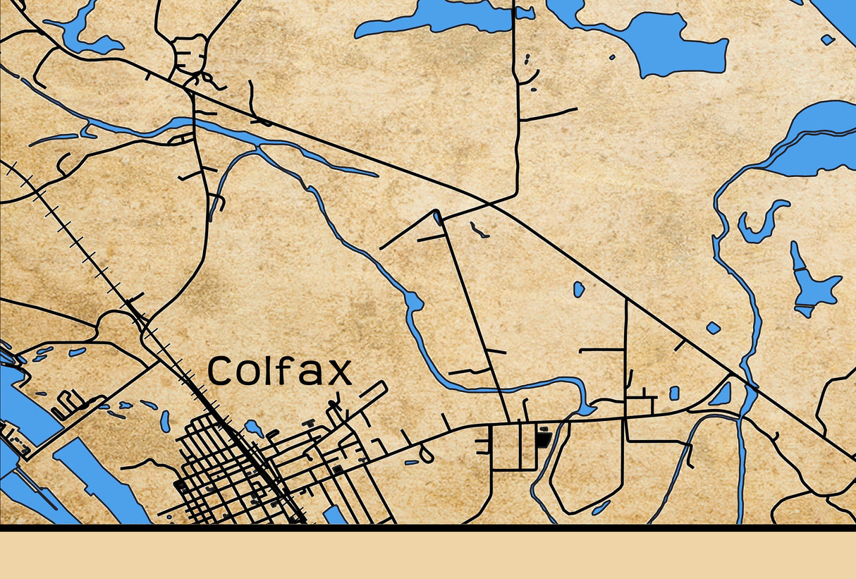 2024 Map of Iatt Lake Grant Parish Louisiana