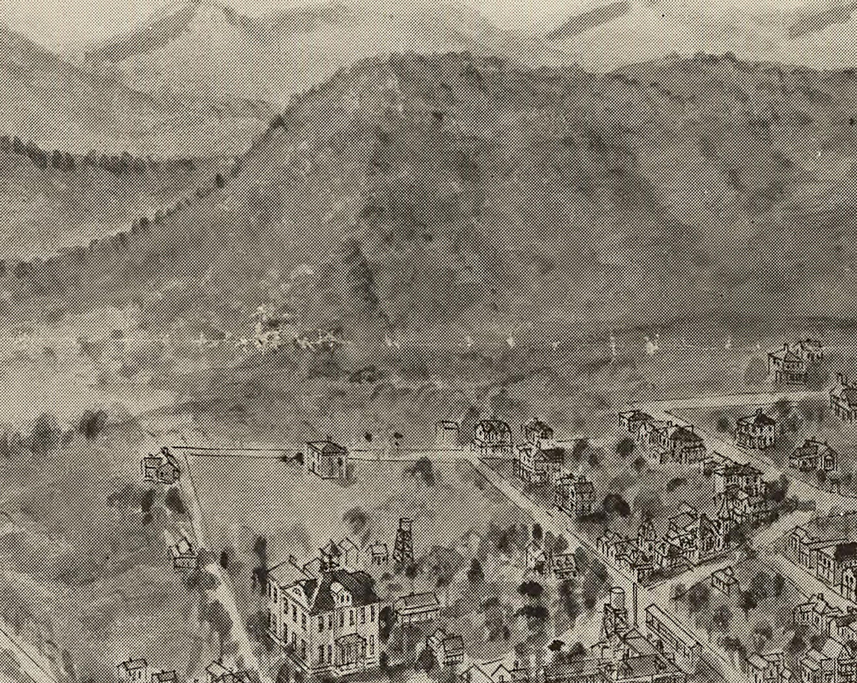1912 Map of Black Mountain North Carolina
