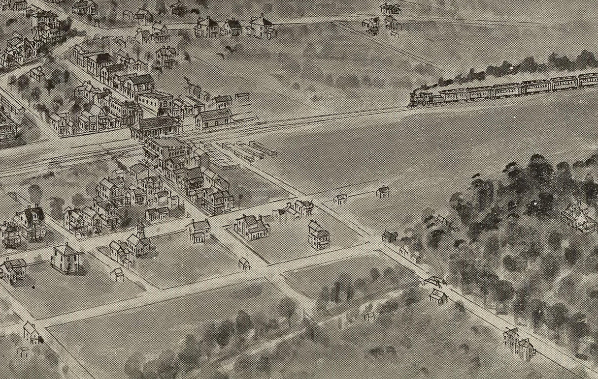 1912 Map of Black Mountain North Carolina