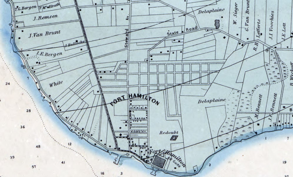 1868 Map of Kings County New York