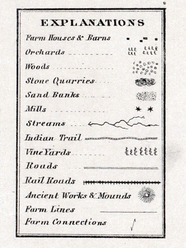 1875 Map of Madison County Ohio