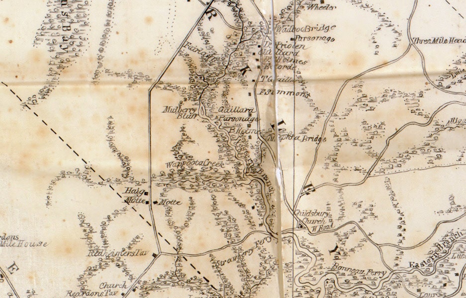 1825 Map of Charleston County South Carolina