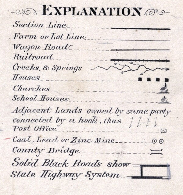 1915 Map of Washington & Ozaukee County Wisconsin