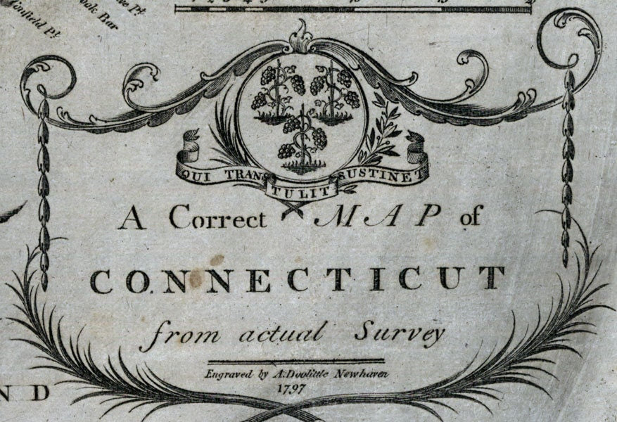 1797 Map of the State of Connecticut
