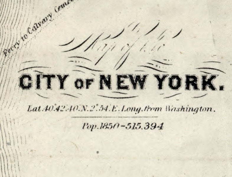 1860 Map of New York City & Brooklyn