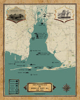 Shipwreck Map of Mobile Bay Alabama
