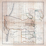 1834 Map of the Western Territory & Indian Territory