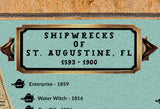 Shipwreck Map of St Augustine Florida