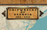Shipwreck Map of Georgia