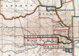 1834 Map of the Western Territory & Indian Territory