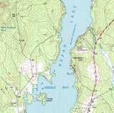 2000 Map of Kezar Lake Lovell and Oxford County Maine