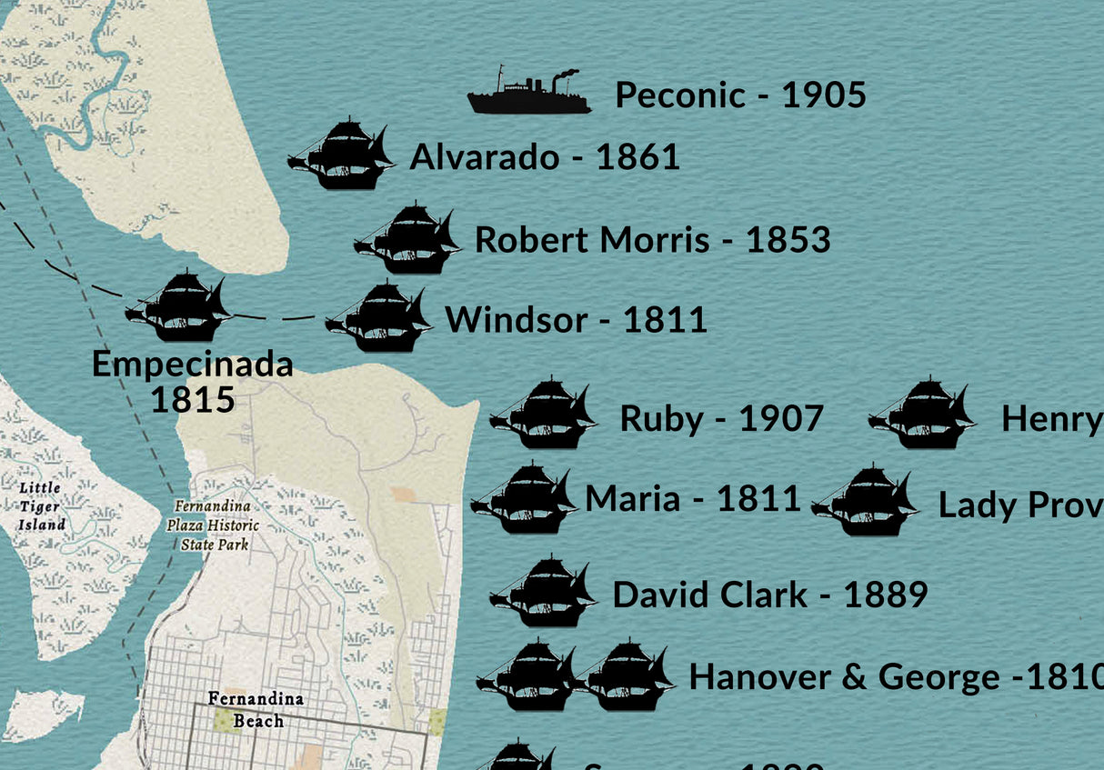 Shipwrecks of Amelia Island, Florida Fernandina Beach