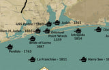 Shipwreck Map of the Florida Panhandle