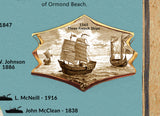 Shipwreck Map of Flagler Beach to New Smyrna Beach Florida
