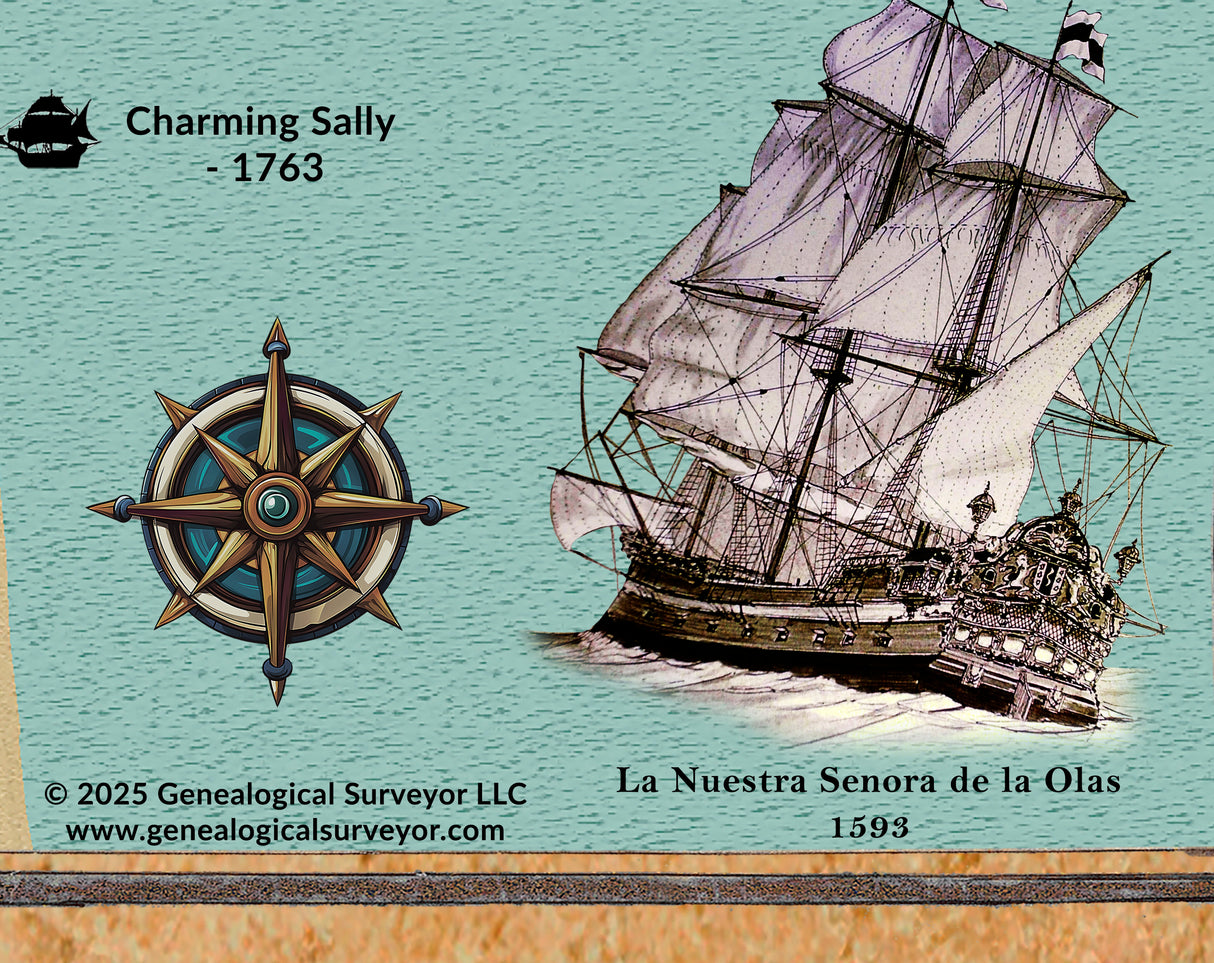 Shipwreck Map of St Augustine Florida