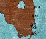 Pirate Treasure Map of Florida