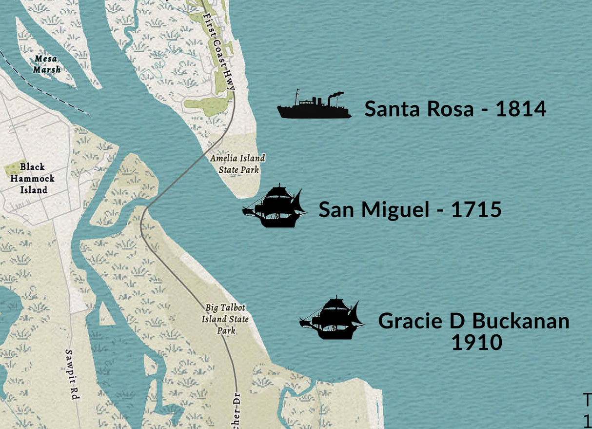 Shipwrecks of Amelia Island, Florida Fernandina Beach
