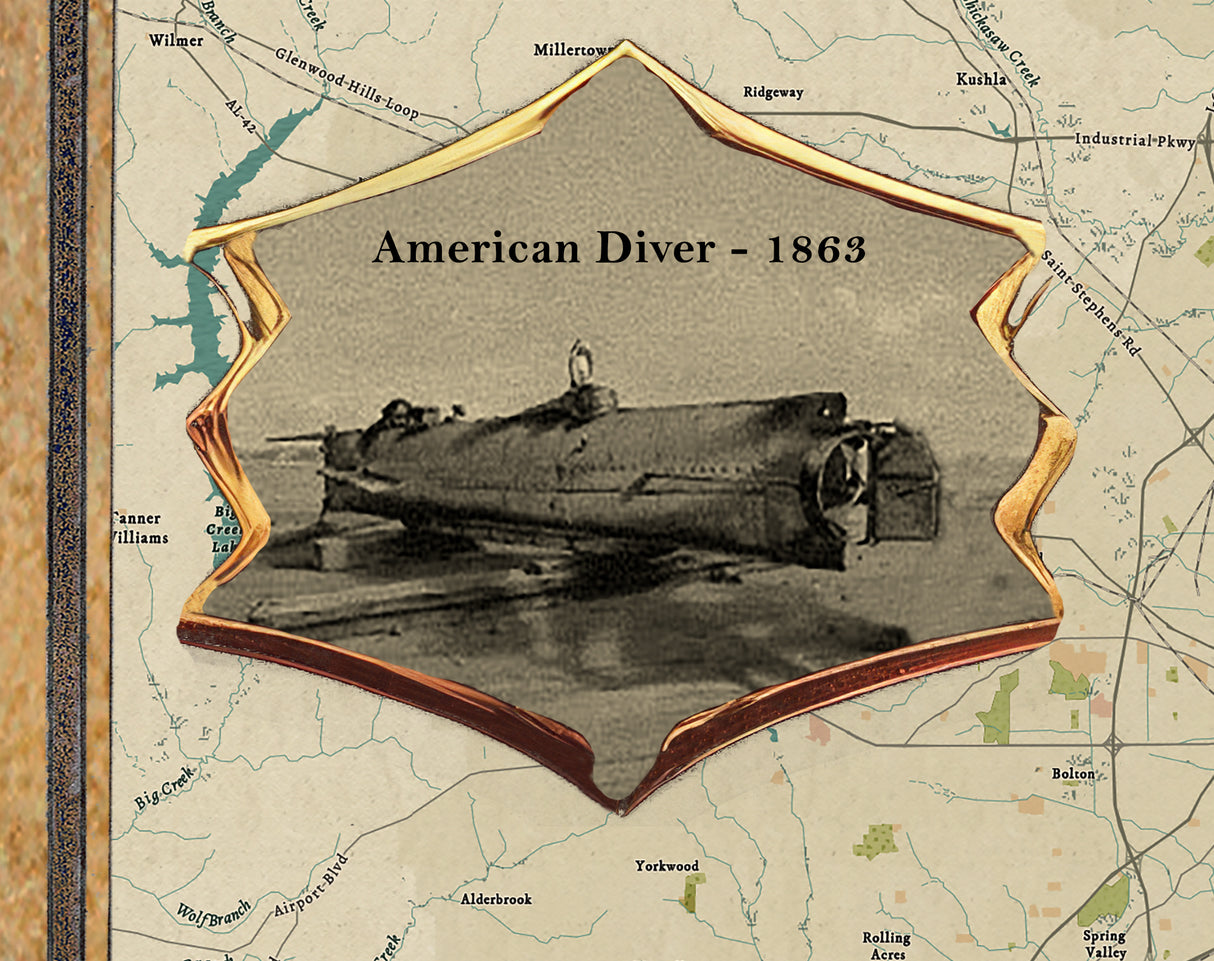 Shipwreck Map of Mobile Bay Alabama