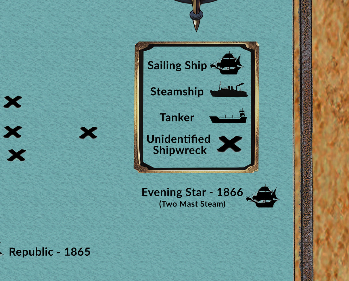 Shipwreck Map of Georgia