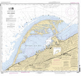 2012 Nautical Map of Erie Harbor and Presque Isle Lake Erie PA