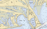 2012 Nautical Map of Erie Harbor and Presque Isle Lake Erie PA