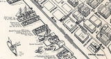 1903 Map of Seattle Washington Business District