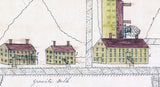 1849 Map of Shaker Village Canterbury New Hampshire