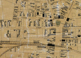 1853 Map of Keene Cheshire County New Hampshire