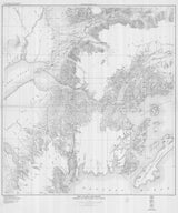1924 Map of The Alaska Railroad Seward to Matanuska Coal Field